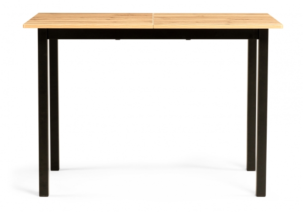 Стол деревянный Аркон 110(130)х68х75 дуб вотан, черный