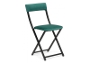 Стул на металлокаркасе Elevis зеленый, черный