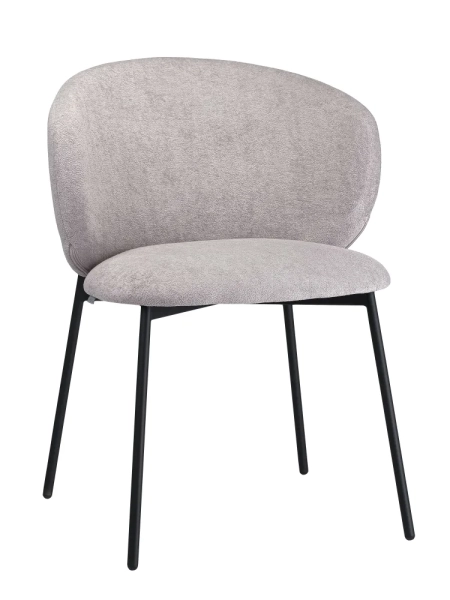 Стул для кухни SOLIS серый букле MOSS 960, комплект 2шт