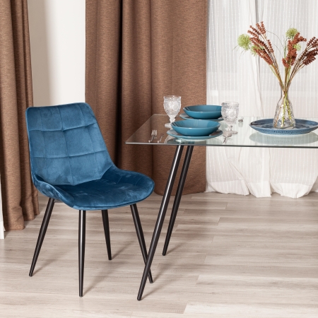 Стул ABRUZZO (mod. 8060) синий, черный