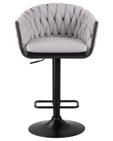 Стул барный LEON серая ткань LAR 275-17