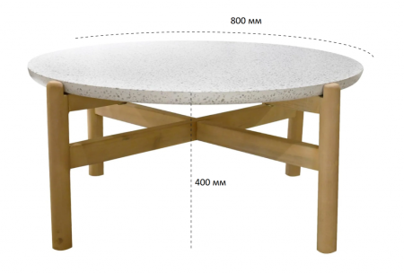 Комплект деревянной плетеной мебели Tagliamento Talara LOUNGE2 светлое дерево