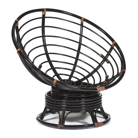 Кресло-качалка "PAPASAN" w 23/01 B, без подушки Antique brown (античный черно-коричневый)