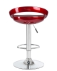 Стул барный DISCO бордовый металлик