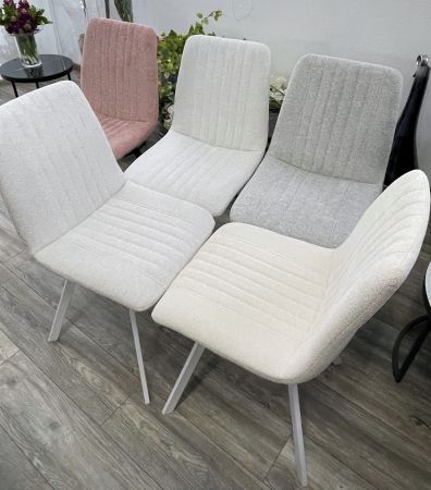 Стул ELVIS WZ2042-18 белая галька, белый каркас