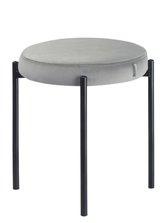 Табурет Maso велюр серый