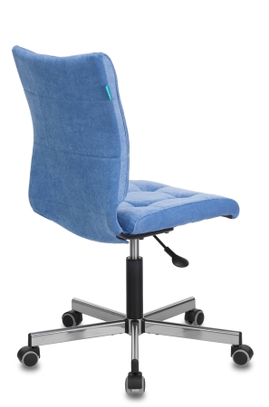 Кресло CH-330M и VELV86 голубой Velvet 86, крестовина металл