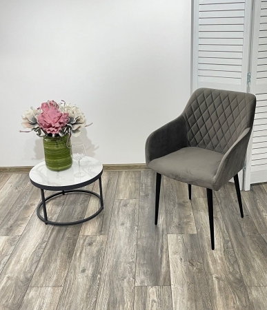 Стул BRANDY-X графит #14 велюр, черный каркас