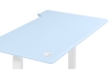 Компьютерный стол Маркос 120х75 голубой, белый