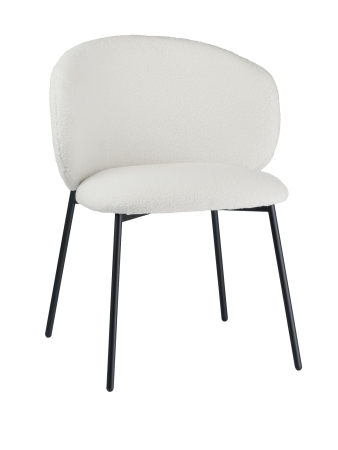 Стул для кухни SOLIS белый экомех HUSH 000