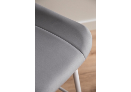 Барный стул Седа светло-серый (zd 960), белый