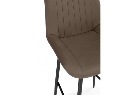 Барный стул Седа 360 коричневый (zd 233), черный np