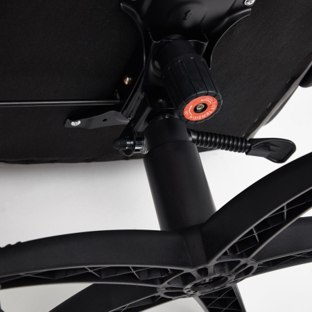 Кресло DUKE флок и ткань, серый