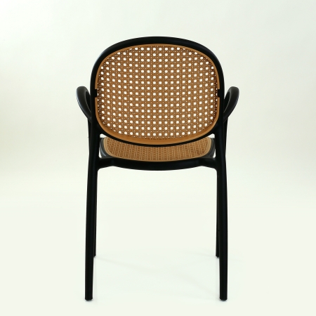 Кресло N-70 цвет черный с бежевой сеткой