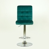 Барный стул N-48 Kruger велюр зеленый малахит VL XLD22