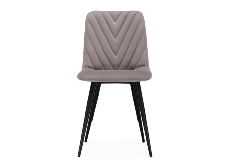 Стул Ральф латте, черный