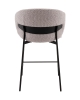 Стул полубарный Блейз букле светло-серый