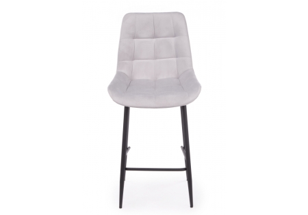 Барный стул Челси светло-серый (zd 960), черный