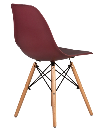 Стул обеденный DSW ножки светлый бук, сливовый R-13