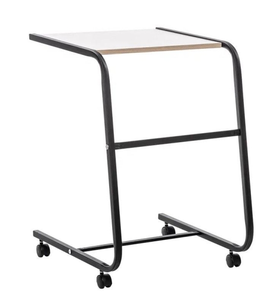 Подкатной стол СЛКС-6 каркас черный, ясень шимо светлый