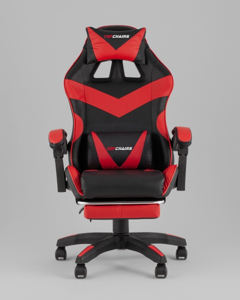 Кресло спортивное TopChairs MG-7019 черно-красный