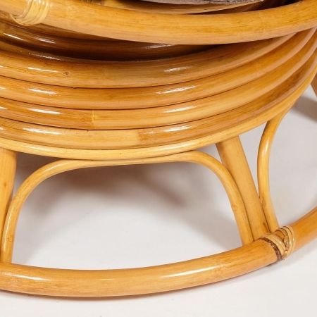 Кресло-качалка &quot;PAPASAN&quot; w 23 и 01 B с подушкой, мед, экошерсть коричневый, 1811-5