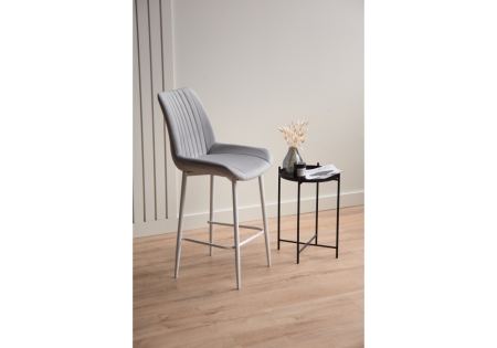 Барный стул Седа 360 светло-серый (zd 960), белый np