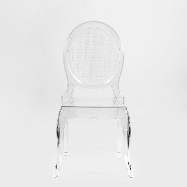 Стул N-110 Freya прозрачный банкетный Стул N-110 Freya прозрачный банкетный