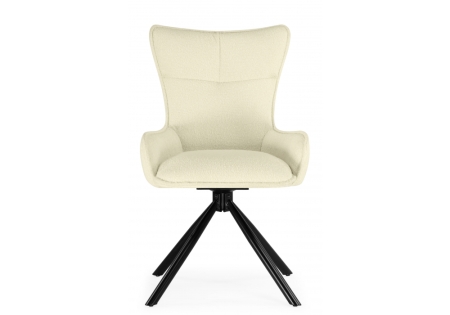 Стул на металлокаркасе Chicago кремовый, черный