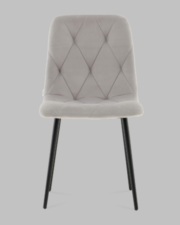 Стул Одди Diamond велюр светло-серый