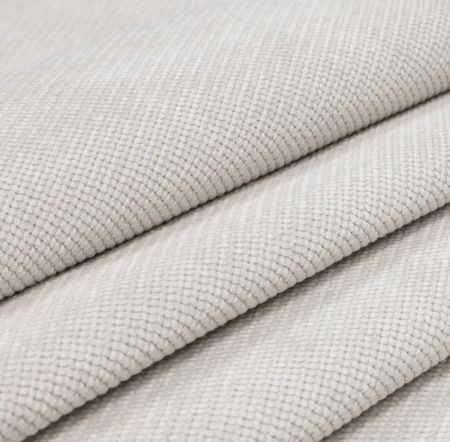 Банкетка "Грейс" дуб шампань, ткань Verona светло-серый, каретная стяжка, Ls