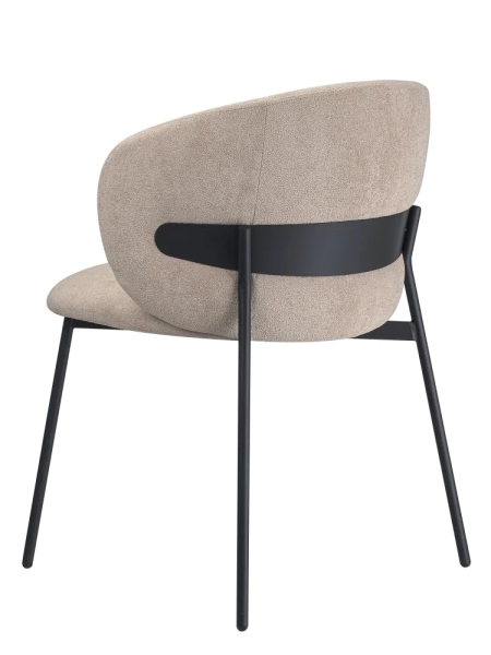 Стул для кухни SOLIS бежевый букле MOSS 130, комплект 2шт