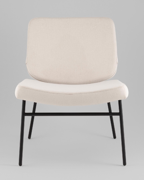 Кресло Эбигейл велюр молочный