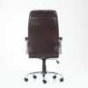 Кресло для руководителя K-58 коричневая экокожа