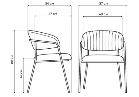 Стул на металлокаркасе Kamelia зеленый, золотой
