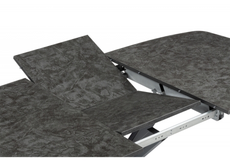 Стол деревянный Кортез 116(160)x77 раздвижной малави, серый