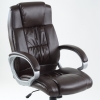 Кресло для руководителя K-6 коричневая экокожа
