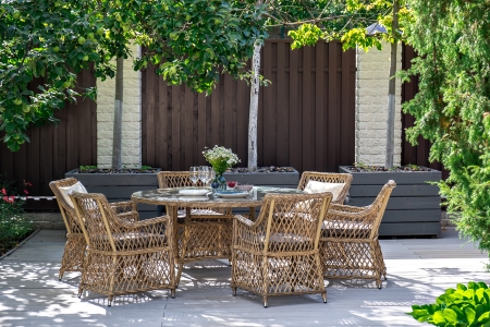 "Латте" плетеное кресло из искусственного ротанга, соломенный