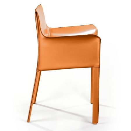 Стул с подлокотниками Barrie кожа camel