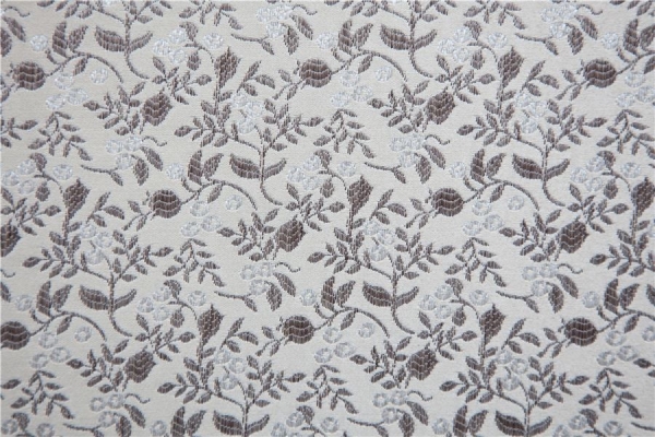 Банкетка из массива березы, ткань лея, каркас белый