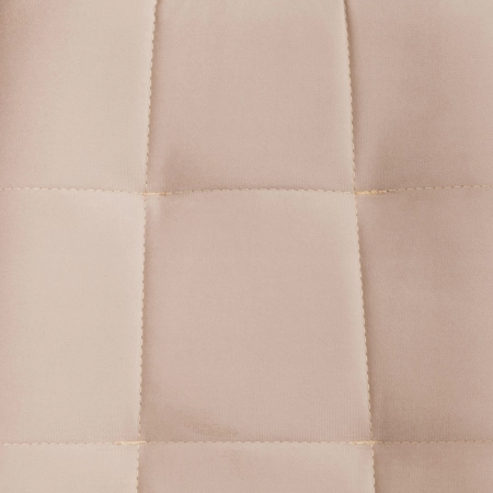 Стул обеденный Asti молочный, велюр и металл, мягкое сиденье, без подлокотников