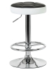 Табурет барный BRUNO черно-белый