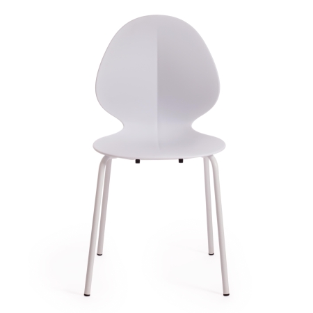 Стул EBAY (mod 03) металл и пластик, белый