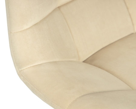 Стул барный TAILOR белый, бежевый велюр MJ9-10