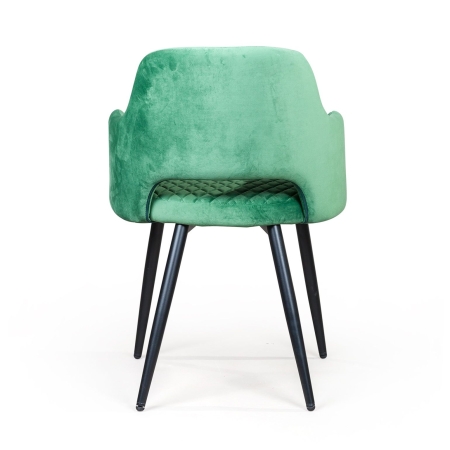 Стул с подлокотниками William бархат нефритово-зеленый Стул с подлокотниками William бархат нефритово-зеленый