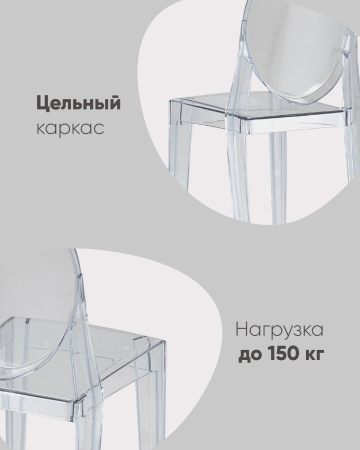 Стул Victoria Ghost NEW прозрачный