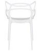Набор 4 шт Стул обеденный MASTERS, белый (W-02)