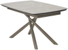 Стол RIVOLI 140 MATT LATTE STONE SOLID CERAMIC, TAUPE