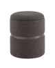 Пуф Гвейн M с ящиком графит рогожка графит