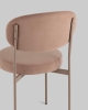 Стул Бриф DD велюр капучино каркас капучино муар